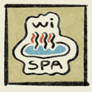 Relaxing at the Wi Spa