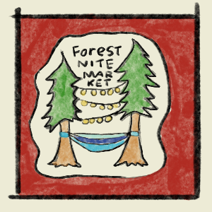 Forest night market at Edge Lann